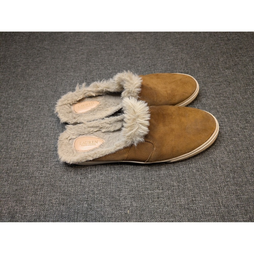 Lauren Ralph Lauren Jinny Mules, Slip-on Sneakers Slippers Whiskey Women's 11